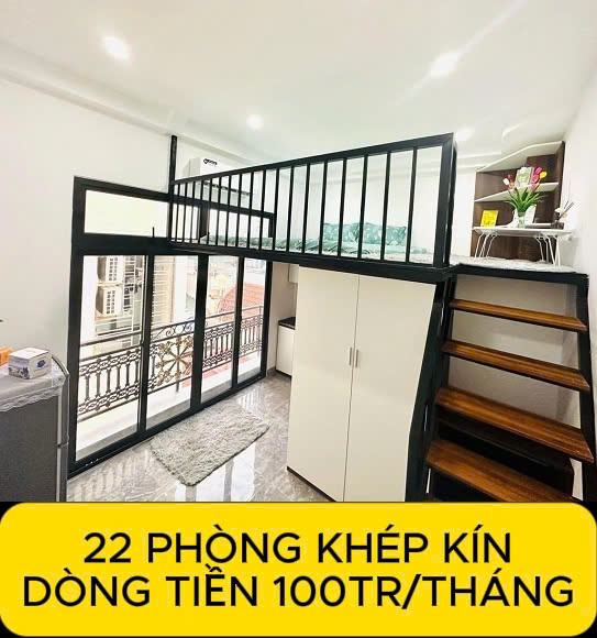 BÁN CCMN MỸ ĐÌNH 85M2 - 8 TẦNG - MT 8.8M – 22 PHÒNG - DT 100 TRIỆU/THÁNG